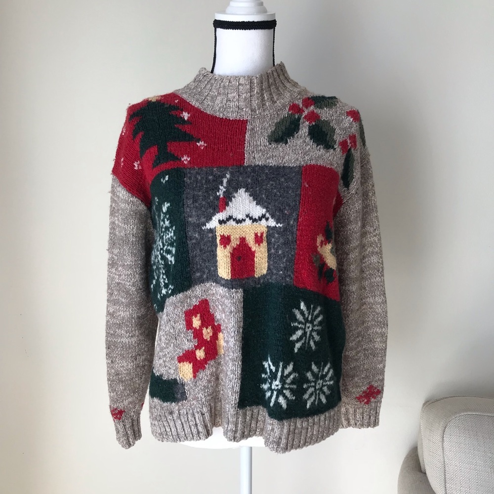 Crazy Horse Knitted Christmas Sweater